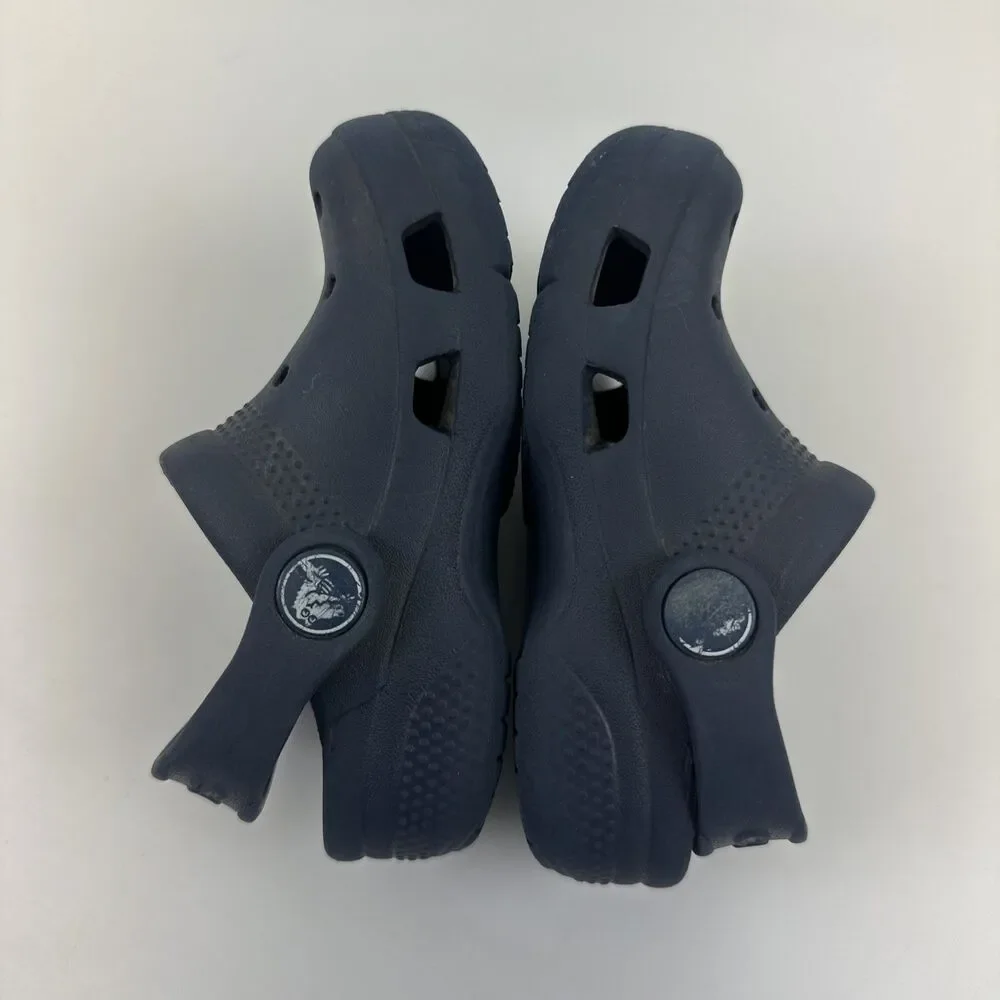 Crocs Classic Clog Toddler Navy Blue Slip On Waterproof Comfort Child Baby 6